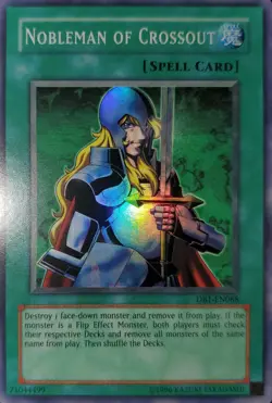 Yugioh 2004 Nobleman Of Crossout SR DB1-EN088 Near Mint - Image 1