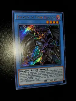 Yugioh Paladin Of Dark Dragon SCR Holo Bleed 🩸 1st Ed. DRL2-EN086 Near Mint - Image 2
