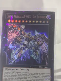 Yugioh! Divine Arsenal AA-ZEUS - Sky Thunder - STAX-EN044 - Ultra Rare - 1st Ed. - Image 1
