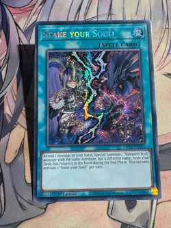 Yugioh Stake your soul! Prismatic secret rare MP24-EN142 Near Mint - Image 1