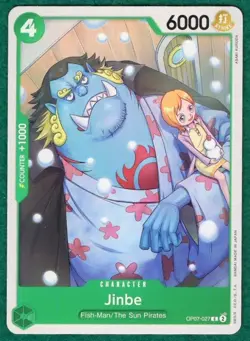 Jinbe - 500 Years In The Future OP07-027 - One Piece CCG Card - Image 1