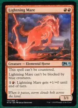 Lightning Mare - Core Set 2019 M19 #151 - Magic: The Gathering MTG Card - Image 1