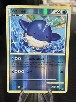 Wailmer 52/102 Reverse Holo Uncommon Triumphant Pokemon Card LP - Image 1