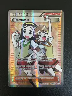 FREE SHIPPING: Teammates Full Art Trainer Pokemon Card LP - Image 1