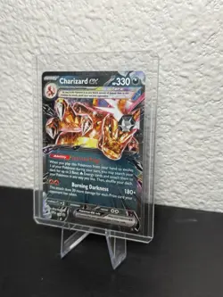 Charizard Ex Pokemon Scarlet & Violet Promo Card #196 Black Star Promo NM - Image 2