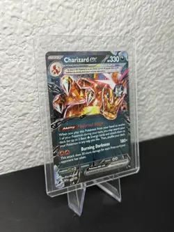 Charizard Ex Pokemon Scarlet & Violet Promo Card #196 Black Star Promo NM - Image 3