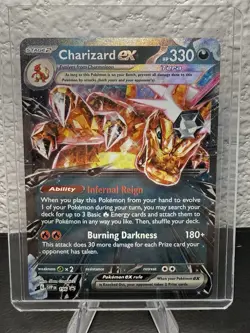 Charizard Ex Pokemon Scarlet & Violet Promo Card #196 Black Star Promo NM - Image 4