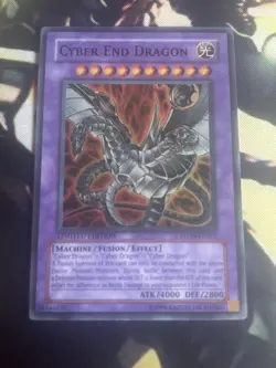 Yugioh: Cyber End Dragon - Super Rare Limited Edition Card - Alternate Art NM - Image 1