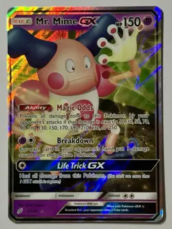 Mr. Mime GX 67/181 (LP) Ultra Rare Sun & Moon: Team Up 2019 Pokemon Card - Image 1