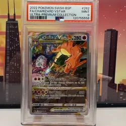PSA 9 MINT Charizard VSTAR SWSH262 FULL ART HOLO PROMO Pokemon Card - Image 1