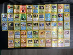 Vintage Pokemon TCG 52 Card Lot - Neo Genesis Revelation Common Uncommon Rare MP - Image 1