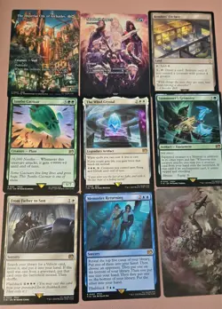 mtg final fantasy rares card lot 9 cards, The wind Crystal jumbo cactuar - Image 1
