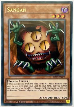 LDS3-EN001 Sangan - Ultra Rare 1st Edition Near Mint YuGiOh Card - Image 1