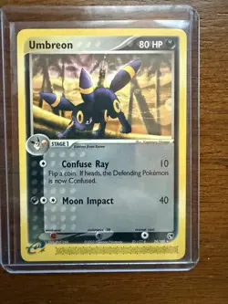 Pokemon TCG Umbreon EX Sandstorm Card 24/100 Regular Rare - Image 1
