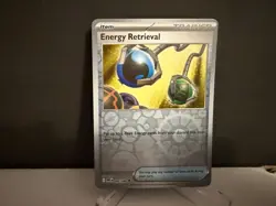 2025 Pokemon TCG Energy Retrieval 082 White Flare Reverse Holo Card NM+ - Image 1