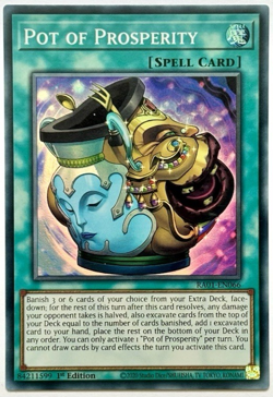 RA01-EN066 Pot of Prosperity - Super Rare 1st Edition Near Mint YuGiOh Card - Image 1