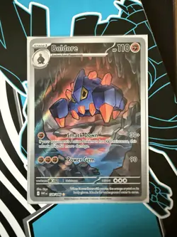 Pokemon TCG Boldore 128/086 2025 White Flare Illustration Rare Card - NM - Image 1
