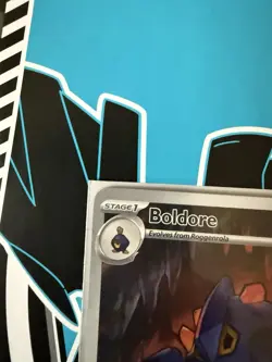 Pokemon TCG Boldore 128/086 2025 White Flare Illustration Rare Card - NM - Image 2