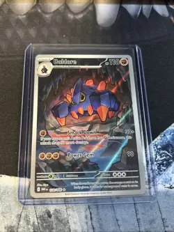 Pokemon TCG Boldore 128/086 2025 White Flare Illustration Rare Card - NM - Image 1