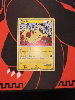 Pikachu Polish PW Rare Holo 2010 Pokemon Card World Collection - MP/DMG - Image 3