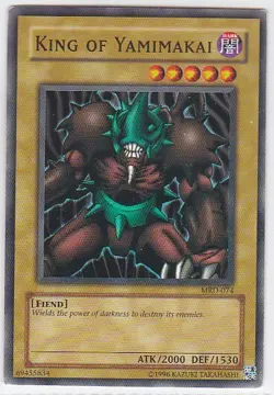 M) Yugioh - Konami - Yu-Gi-Uh! - King of Yamimakai - MRD-074 - Trading Card - Image 1