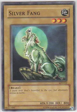 G) Yugioh - Konami - Yu-Gi-Uh! - Silver Fang - SDY-012 - Trading Card - Image 1