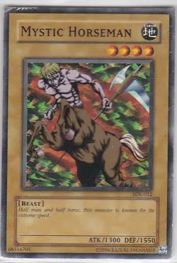 Yugioh - Konami - Yu-Gi-Uh! - Mystic Horseman - SDK-012 - Trading Card - Image 1