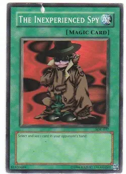 Yugioh - Konami - Yu-Gi-Uh! - The Inexperienced Spy - SDK-037 - Trading Card - Image 1