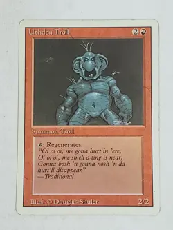 MTG Uthden Troll (Revised/Red/U) - BGM - Image 1