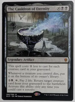The Cauldron of Eternity x1 Throne of Eldraine Magic the Gathering MTG LP/NM - Image 1