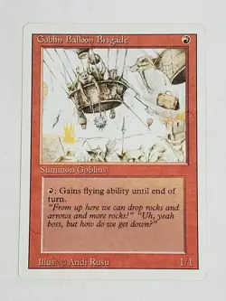 MTG Goblin Balloon Brigade (Revised/Red/U) - BGM - Image 1