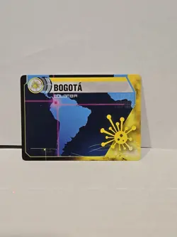 Pandemic Board Game Bogota Columbia Location Card Replacement - Image 1