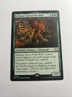 Ashaya, Soul of the Wild Commander Duskmourn: House of Horror MTG + Bonus Rare!! - Image 1