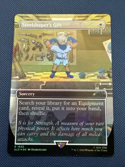 MTG Steelshaper's Gift (Rainbow Foil) - Secret Lair Drop Series (SLD) NM Foil - Image 1