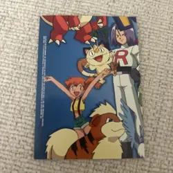 Gary Oak TV8 Non Holo 1999 Pokemon Topps TV Animation Edition Puzzle Card NM - Image 2