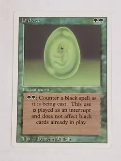 MTG Lifeforce (Revised/Green/U) - BGM - Image 1