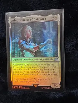 Ashe, Princess of Dalmasca MTG Final Fantasy NM Uncommon U 0007 FFXII Foil FIN - Image 1