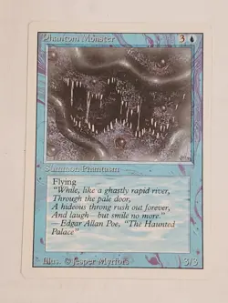 MTG Phantom Monster (Revised/Blue/U) - BGM - Image 1