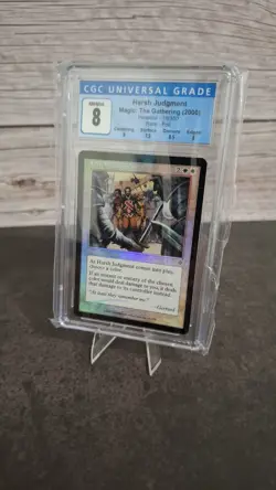 Harsh Judgement Foil Invasion MtG CGC 8 - Image 1