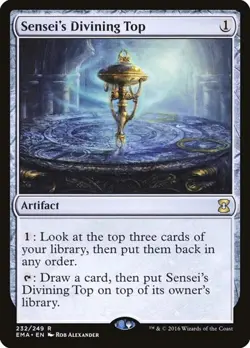 Sensei's Divining Top - Foil EMA LP MTG - Image 1