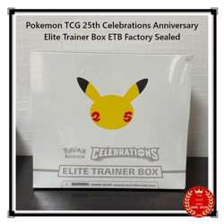 Pokemon TCG 25th Celebrations Anniversary Elite Trainer Box ETB Factory Sealed 820650809439 - Image 1