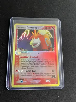 Team Magma’s Camerupt 19/95 EXC Pokemon Cards Reverse Holo Rare Vintage - Image 4