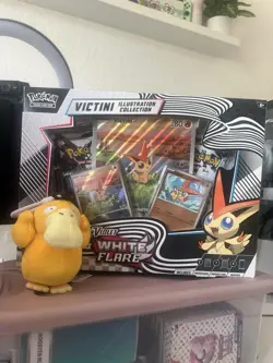 Pokemon TCG Unova Victini Illustration Collection Box Black Bolt White Flare - Image 1