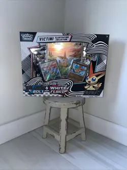 Pokemon TCG Unova Victini Illustration Collection Box Black Bolt White Flare - Image 1