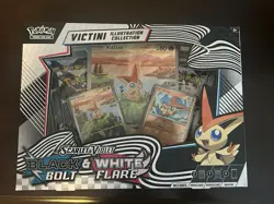 Pokemon TCG Unova Victini Illustration Collection Box Black Bolt White Flare - Image 1