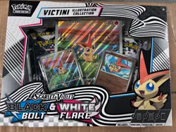 Pokemon TCG Unova Victini Illustration Collection Box Black Bolt White Flare - Image 3
