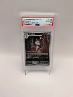 2024 POKEMON TWM EN-TWILIGHT MASQUERADE ILLUSTRATION RARE #174 FROSLASS PSA 10 - Image 1