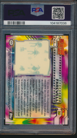 1999 Topps Pokemon Movie Edition #39 Farewell Foil PSA 9 MINT - Image 3