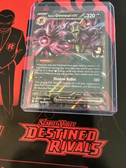 Pokemon Scarlet & Violet Destined Rivals Marnie's Grimmsnarl ex Double Rare #136 - Image 1