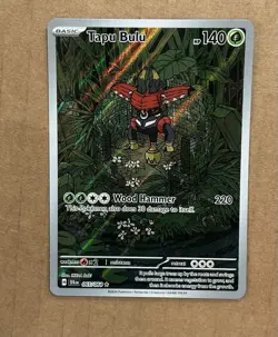 Tapu Bulu - 065/064 - Pokemon Shrouded Fable Illustration Rare NM - Image 1